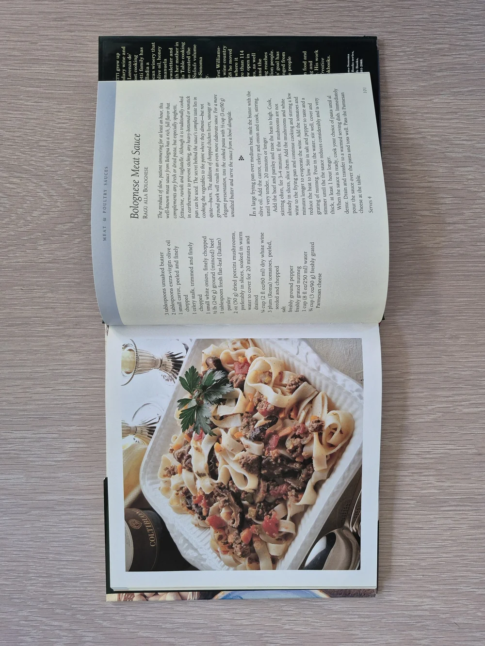 Williams Sonoma Pasta Sauces Cookbook - Hardcover